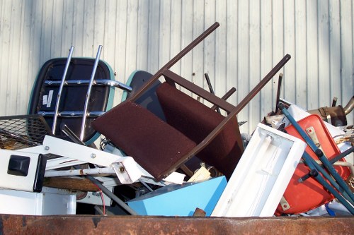 Hazardous waste being handled by professionals